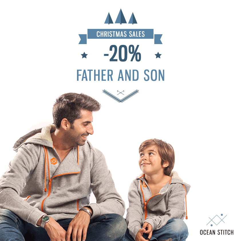 20% of discount in all man and kids products